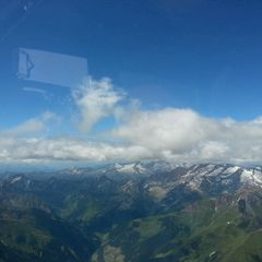 Flugwegposition um 13:58:25: Aufgenommen in der Nähe von 39030 Vintl, Bozen, Italien in 3899 Meter